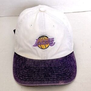 Mitchell & Ness Los Angeles Lakers Dad Hat Strapback Cap One Size NWOT
